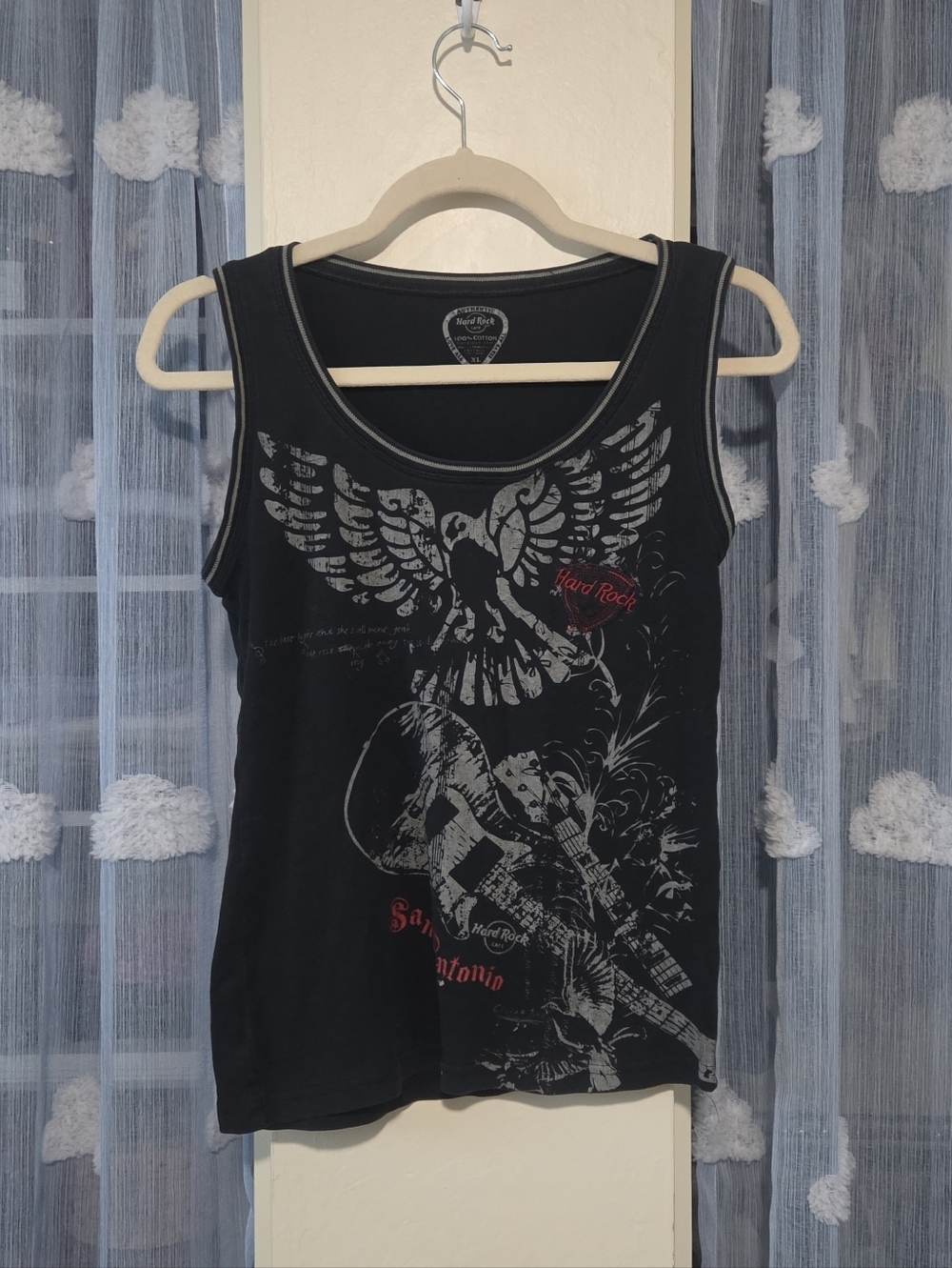 Vintage Hard Rock Cafe 100% Cotton Graphic Tank Top